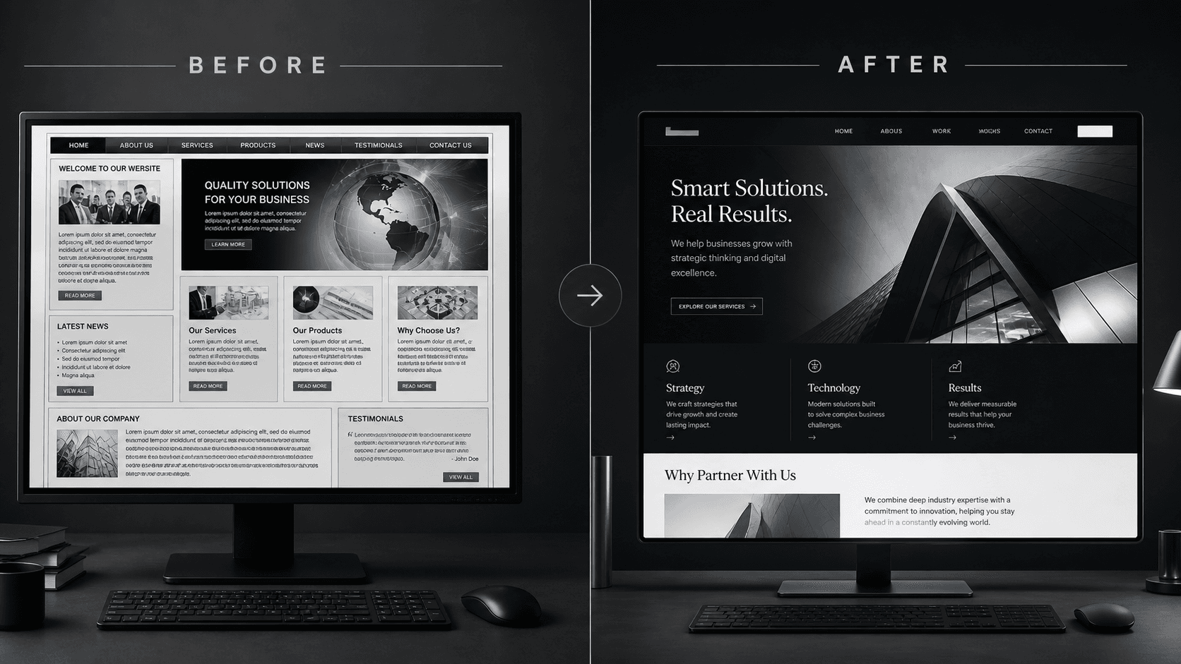 Brand and visual design workspace showcase