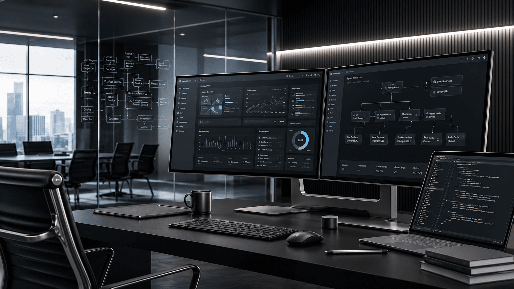 Internal tools — operational dashboards and admin interfaces built for the team